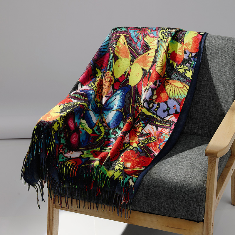 Lüks Marka Yağlıboya Kaşmir Eş - Wool Scarf Men incelemesi ve fiyatı