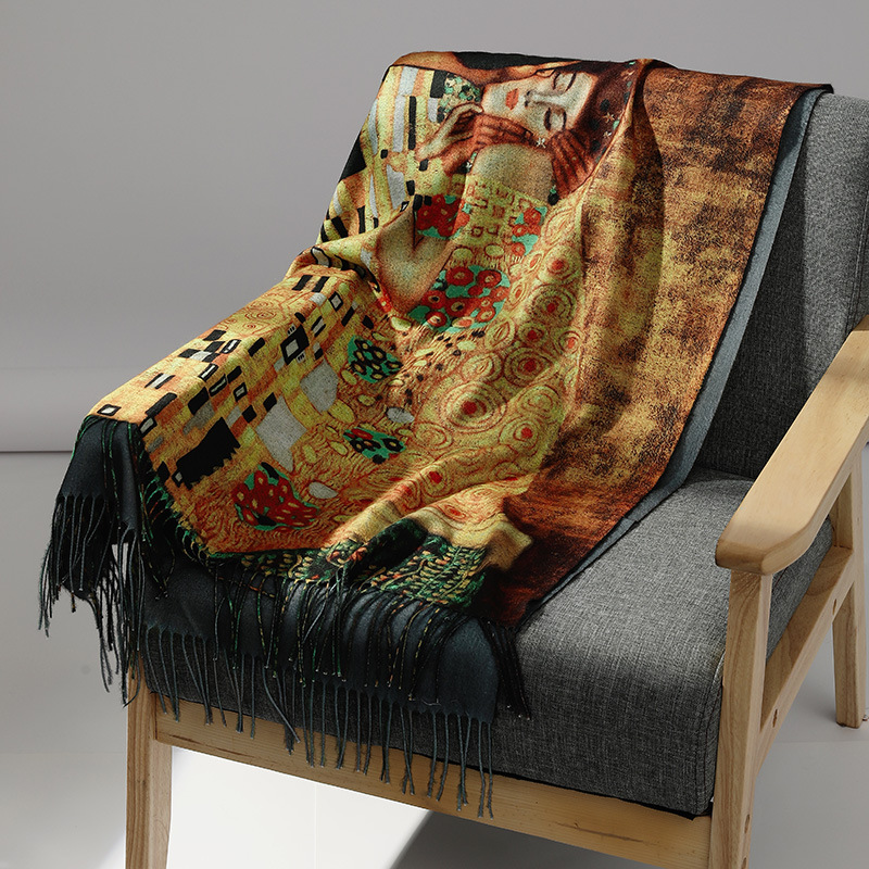 Lüks Marka Yağlıboya Kaşmir Eş - Wool Scarf Men incelemesi ve fiyatı
