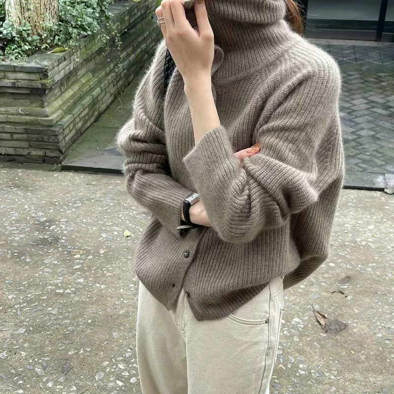 Balıkçı yaka Hırka Bayanlar %  - Wool Coat Peacoat incelemesi ve fiyatı
